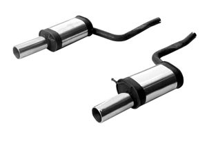 Double-Wall Dual Oval Auspuff Endrohre