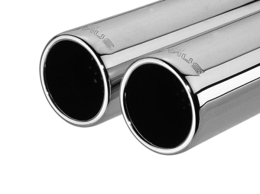 Double-Wall Rolled-Round (Dual) Auspuff Endrohre