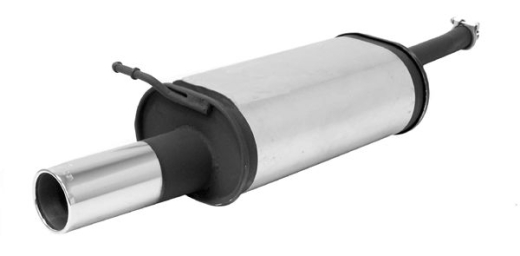 Double-Wall Rolled-Round Angle Cut (Dual) Auspuff Endrohre