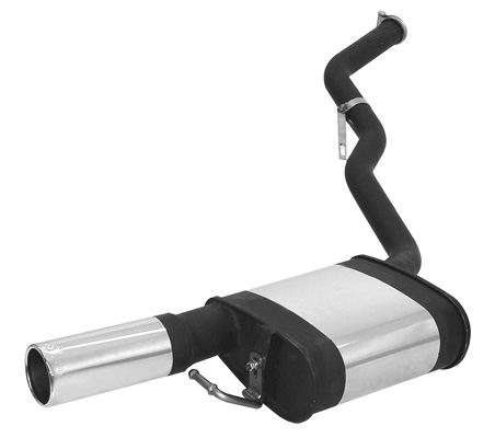 Double-Wall Round-Angle Cut Auspuff Endrohr