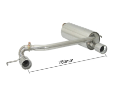 Round-15 Degree Angle Cut Endrohr